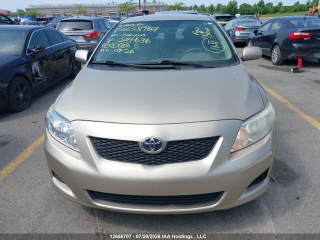 12658707 :رقم المزاد ، 2T1BU4EE1AC224636 vin ، 2010 Toyota Corolla Ce مزاد بيع