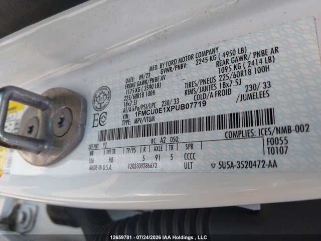 Ford Escape Phev 2023 1FMCU0E1XPUB07719 Image 9