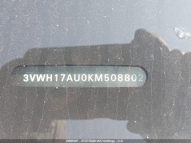 3VWH17AU0KM508802 Volkswagen Golf Alltrack S/se/sel