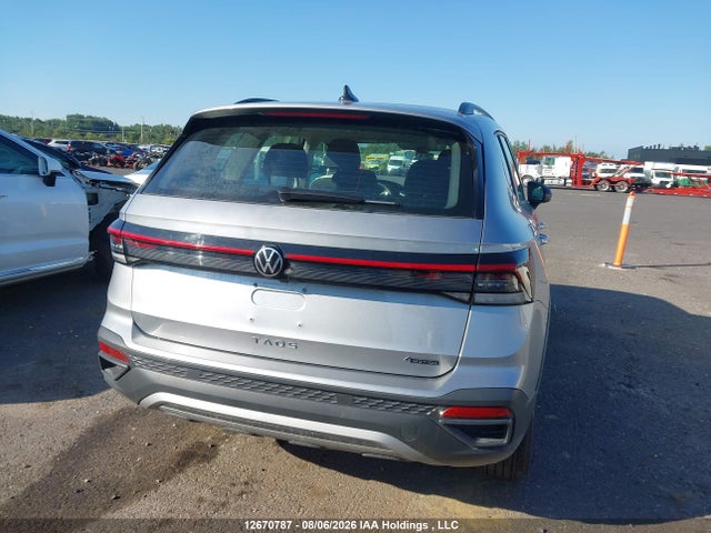 12670787 :رقم المزاد ، 3VV8C7B22SM050952 vin ، 2025 Volkswagen Taos S مزاد بيع
