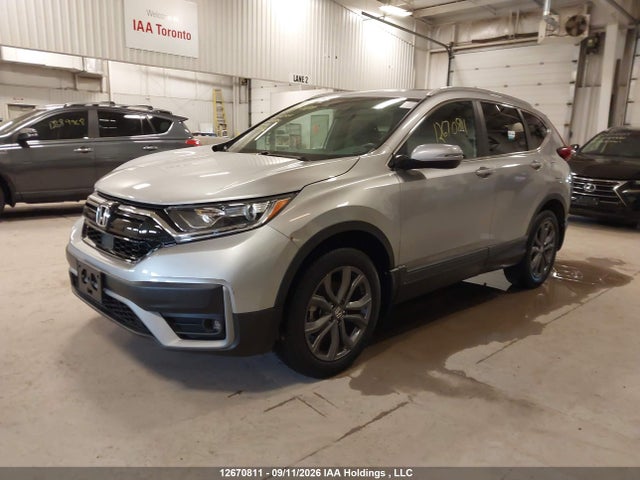 12670811 :رقم المزاد ، 2HKRW2H42NH217875 vin ، 2022 Honda Cr-v Sport مزاد بيع