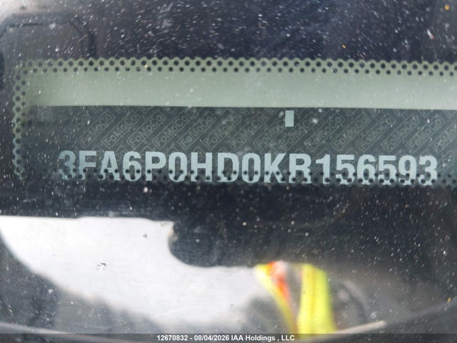 Ford FUSION SE 2019 3FA6P0HD0KR156593 Image 9