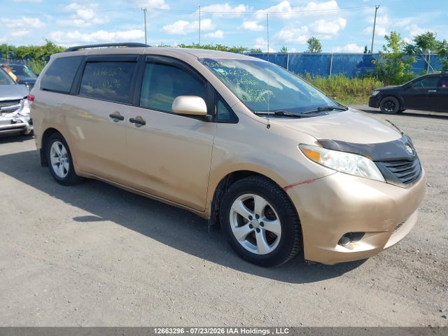 12663296 :رقم المزاد ، 5TDZK3DC6BS080296 vin ، 2011 Toyota Sienna V6 7 Passenger مزاد بيع