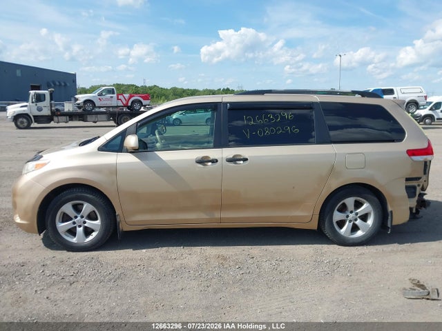 Aukcja sprzedaży 2011 Toyota Sienna V6 7 Passenger, vin: 5TDZK3DC6BS080296, numer aukcji: 12663296