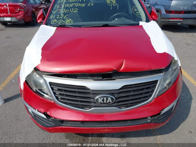 2013 Kia Sportage Lx მანქანა იყიდება აუქციონზე, vin: KNDPB3A27D7370112, აუქციონის ნომერი: 12658019