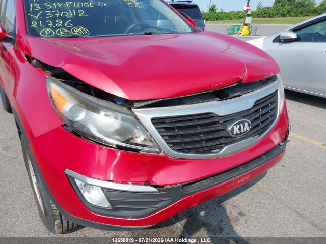 2013 Kia Sportage Lx მანქანა იყიდება აუქციონზე, vin: KNDPB3A27D7370112, აუქციონის ნომერი: 12658019