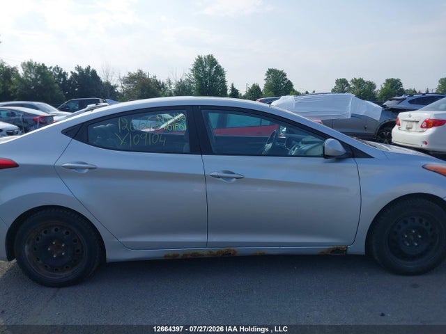 12664397 :رقم المزاد ، 5NPDH4AE3CH109104 vin ، 2012 Hyundai Elantra Gls مزاد بيع
