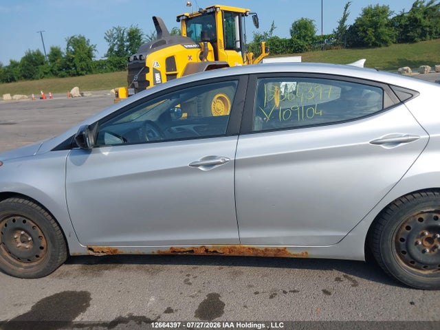 12664397 :رقم المزاد ، 5NPDH4AE3CH109104 vin ، 2012 Hyundai Elantra Gls مزاد بيع