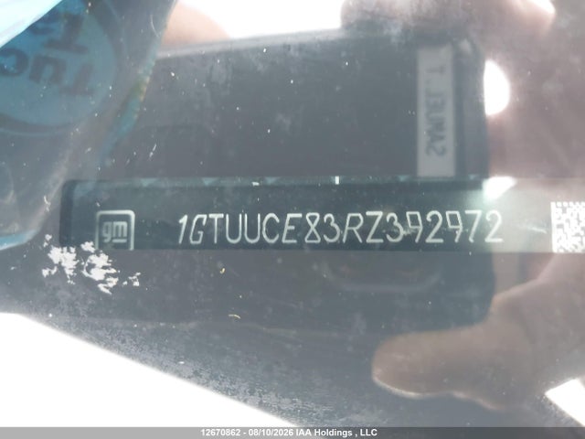 1GTUUCE83RZ392972 GMC Sierra K1500 Elevation