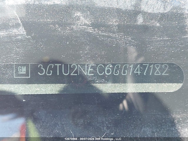 3GTU2NEC6GG147182 GMC Sierra K1500 Slt