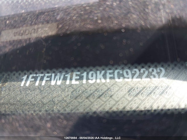 Ford F150 Supercrew 2019 1FTFW1E19KFC92232 Image 19