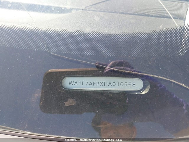 12670897 :رقم المزاد ، WA1L7AFPXHA010568 vin ، 2017 Audi Q5 3.0t Technik مزاد بيع