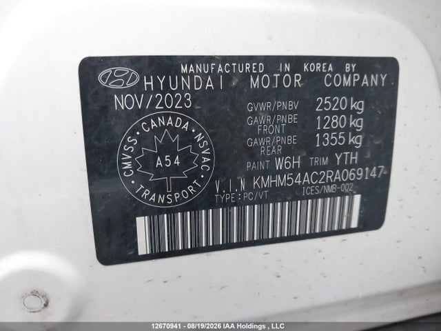 KMHM54AC2RA069147 Hyundai Ioniq 6 Limited