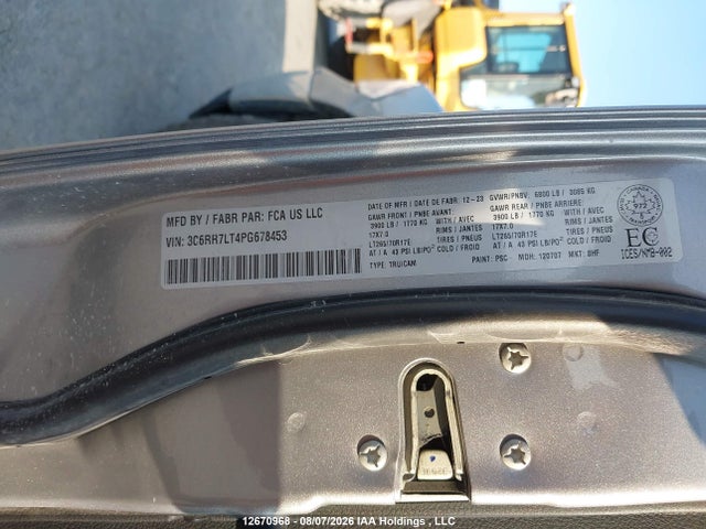 RAM 1500 Classic Slt 2023 3C6RR7LT4PG678453 Image 18