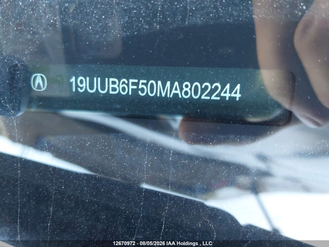 Auction sale of the 2021 Acura Tlx Tech A, vin: 19UUB6F50MA802244, lot number: 12670972
