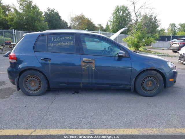 12671008 :رقم المزاد ، WVWDA7AJ2CW206758 vin ، 2012 Volkswagen Golf مزاد بيع