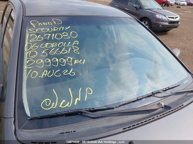 Продажа на аукционе авто 2006 Toyota Corolla Ce/le/sport, vin: 2T1BR32E06C566618, номер лота: 12671030