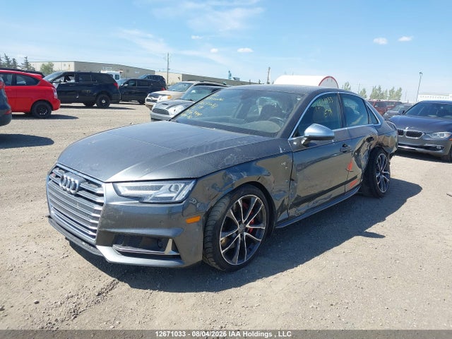12671033 :رقم المزاد ، WAUC4AF42JA010944 vin ، 2018 Audi S4 Prestige مزاد بيع