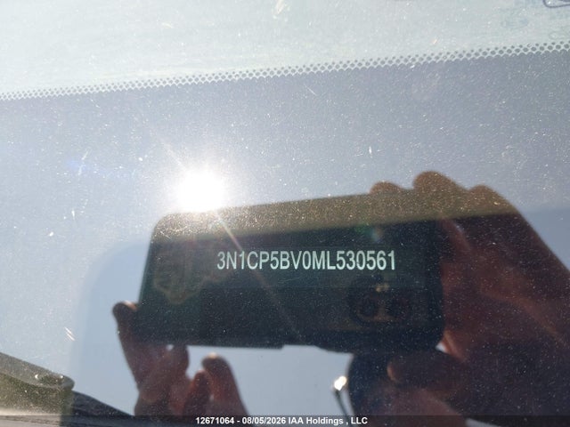 12671064 :رقم المزاد ، 3N1CP5BV0ML530561 vin ، 2021 Nissan Kicks S مزاد بيع