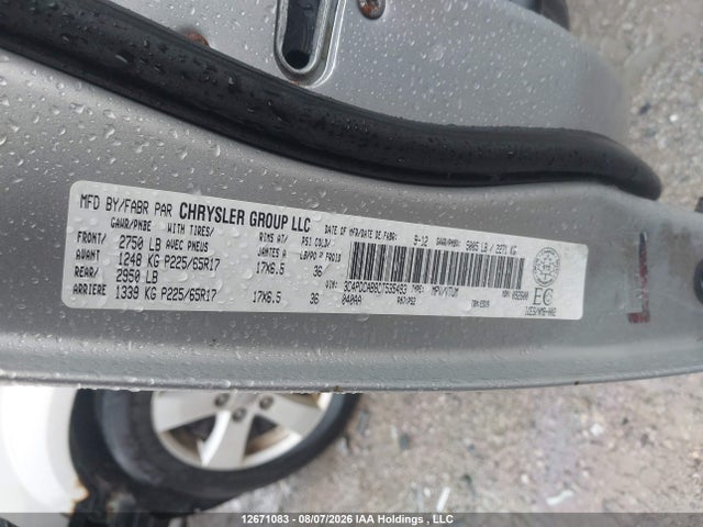 Aukcja sprzedaży 2013 Dodge Journey Cvp/se Plus, vin: 3C4PDCAB8DT535493, numer aukcji: 12671083
