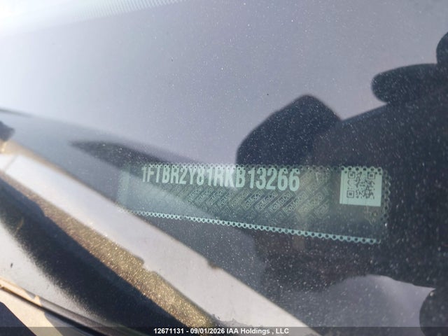 Продаж на аукціоні авто 2024 Ford Transit T-250, vin: 1FTBR2Y81RKB13266, номер лоту: 12671131