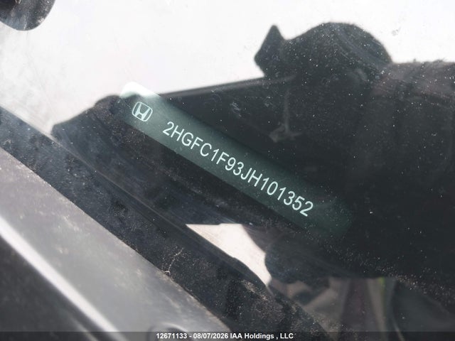 2HGFC1F93JH101352 Honda Civic Touring