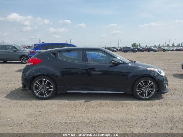 12671137 :رقم المزاد ، KMHTC6AE1HU304715 vin ، 2017 Hyundai Veloster Turbo مزاد بيع
