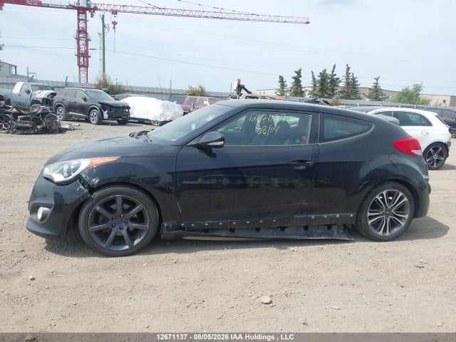 12671137 :رقم المزاد ، KMHTC6AE1HU304715 vin ، 2017 Hyundai Veloster Turbo مزاد بيع