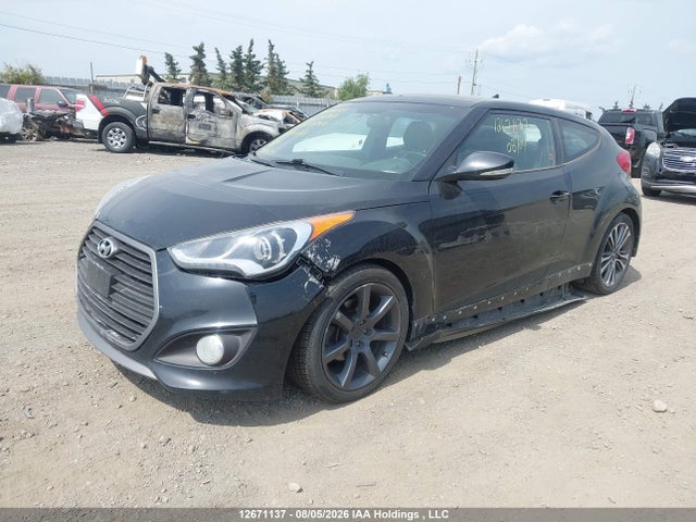 12671137 :رقم المزاد ، KMHTC6AE1HU304715 vin ، 2017 Hyundai Veloster Turbo مزاد بيع