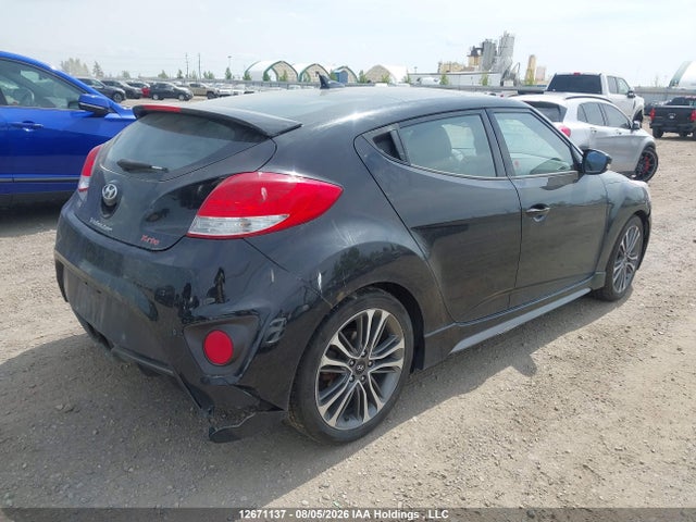 12671137 :رقم المزاد ، KMHTC6AE1HU304715 vin ، 2017 Hyundai Veloster Turbo مزاد بيع