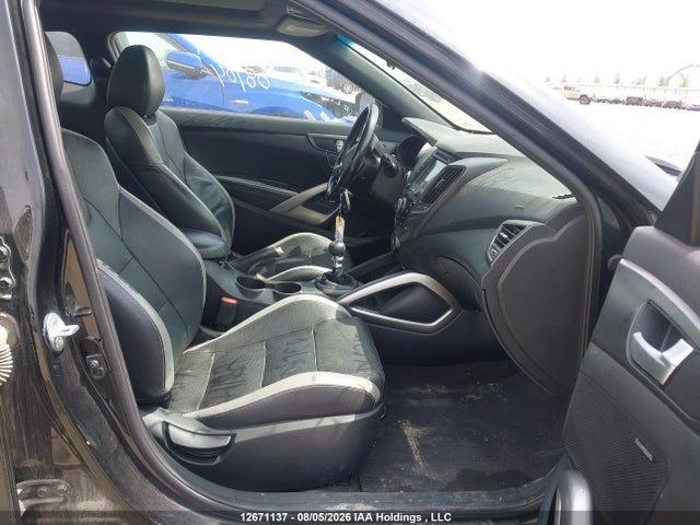 12671137 :رقم المزاد ، KMHTC6AE1HU304715 vin ، 2017 Hyundai Veloster Turbo مزاد بيع
