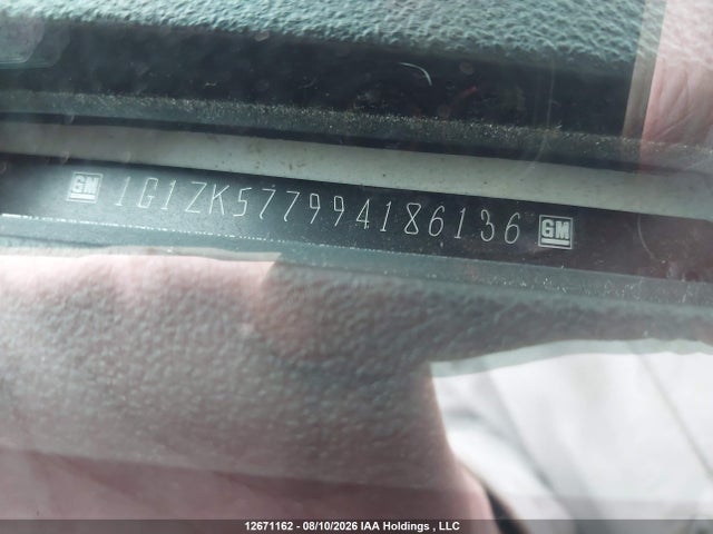 2009 Chevrolet Malibu მანქანა იყიდება აუქციონზე, vin: 1G1ZK577994186136, აუქციონის ნომერი: 12671162