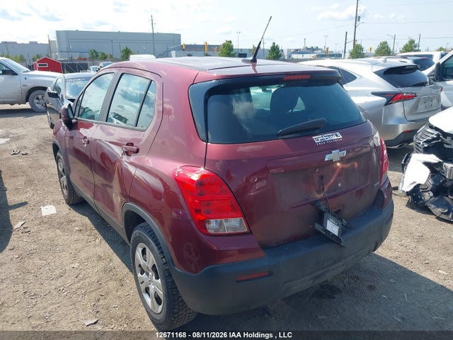 Chevrolet Trax 2014 3GNCJKEB8EL153839 Image 3