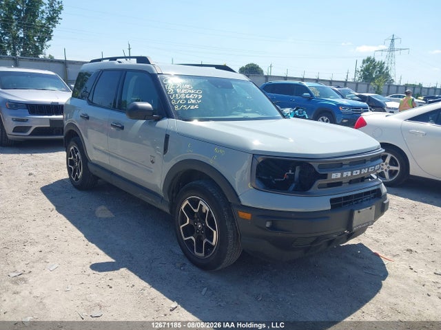 2022 Ford Bronco Sport Big Bend მანქანა იყიდება აუქციონზე, vin: 3FMCR9B67NRD86699, აუქციონის ნომერი: 12671185