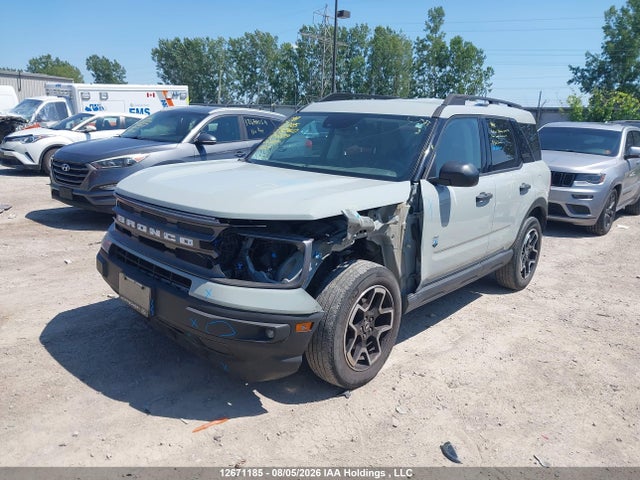 2022 Ford Bronco Sport Big Bend მანქანა იყიდება აუქციონზე, vin: 3FMCR9B67NRD86699, აუქციონის ნომერი: 12671185