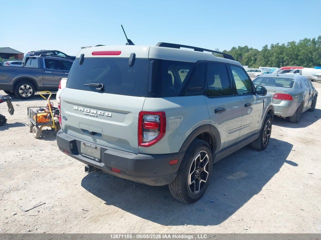 2022 Ford Bronco Sport Big Bend მანქანა იყიდება აუქციონზე, vin: 3FMCR9B67NRD86699, აუქციონის ნომერი: 12671185