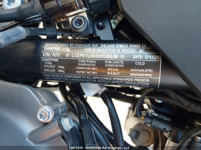 Cf Moto Ibex 800 E 2025 LCEPEYLHXS6008638 Image 10