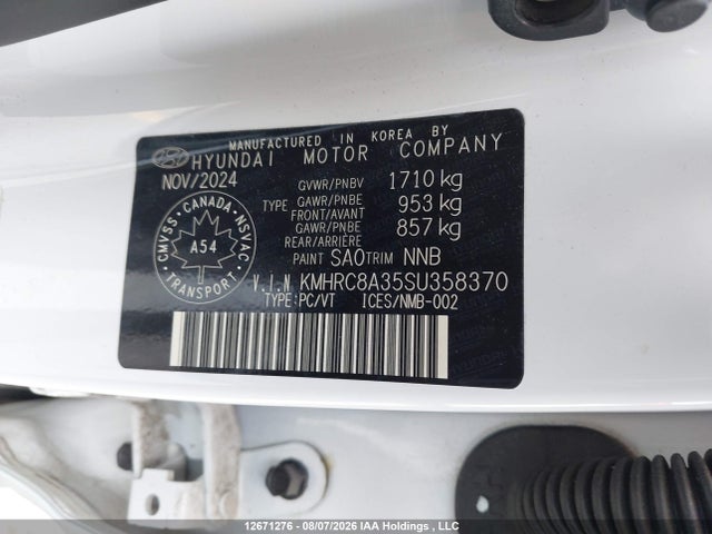 Hyundai Venue Preferred W/two-tone 2025 KMHRC8A35SU358370 Image 19