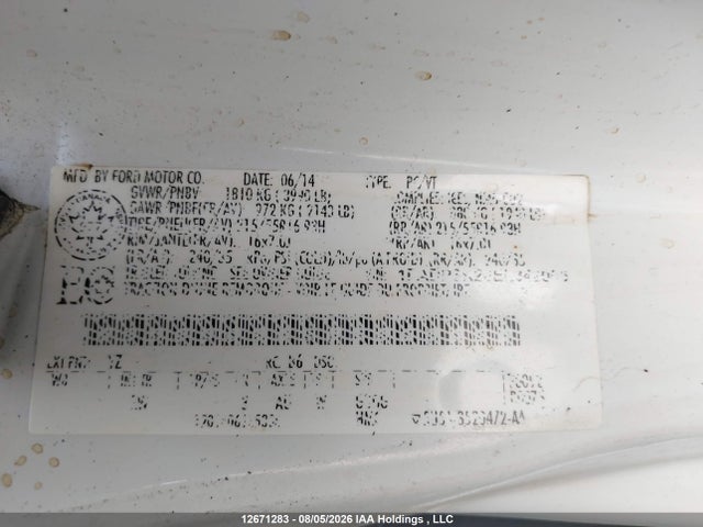 Ford FOCUS SE 2014 1FADP3K20EL342055 Image 9