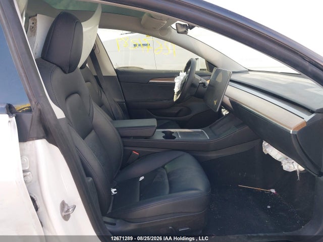 12671289 :رقم المزاد ، 5YJ3E1EA5PF550411 vin ، 2023 Tesla Model 3 Rwd مزاد بيع