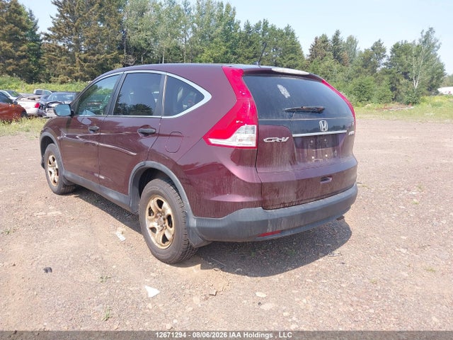 Продажа на аукционе авто 2013 Honda Cr-v Lx, vin: 2HKRM4H30DH105826, номер лота: 12671294