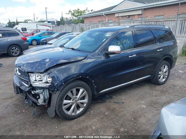 12671296 :رقم المزاد ، 1C4RDJDG4CC264978 vin ، 2012 Dodge Durango Crew مزاد بيع