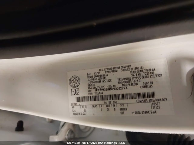 Ford F350 Super Duty 2023 1FT8W3BN9PEC52774 Image 19