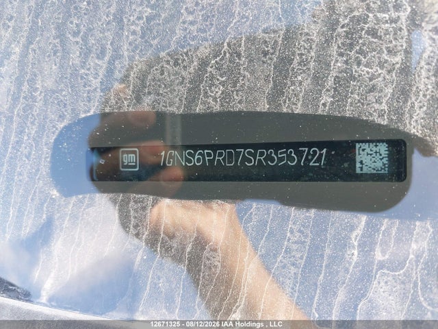 2025 Chevrolet Tahoe Z71 მანქანა იყიდება აუქციონზე, vin: 1GNS6PRD7SR353721, აუქციონის ნომერი: 12671325