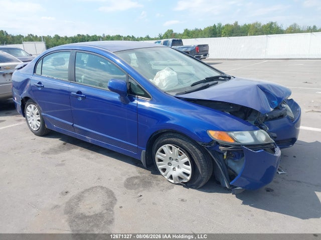 2006 Honda Civic Dx Vp მანქანა იყიდება აუქციონზე, vin: 2HGFA16356H001262, აუქციონის ნომერი: 12671327