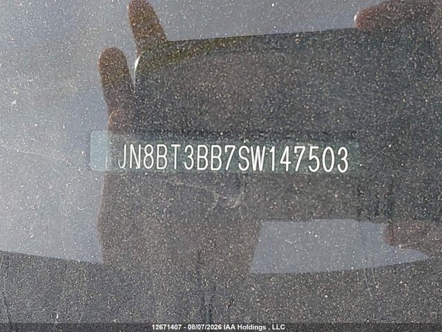 JN8BT3BB7SW147503 Nissan Rogue 60th Anniversary Edition/sv Moonroof