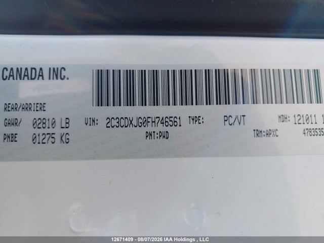 Dodge Charger Sxt 2015 2C3CDXJG0FH746561 Image 19