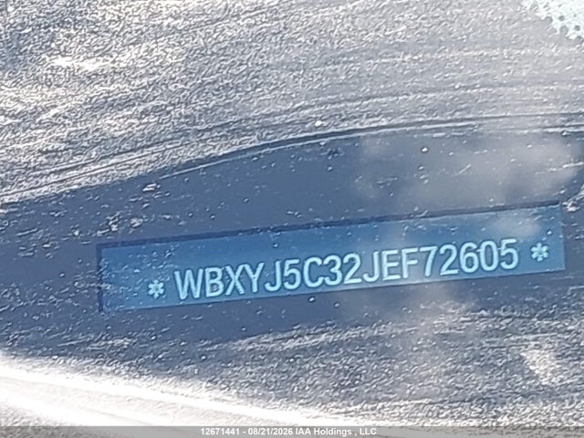 WBXYJ5C32JEF72605 BMW X2 Xdrive28i