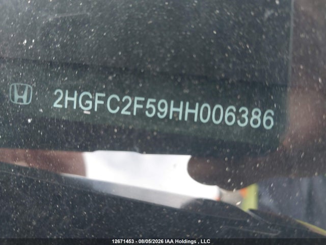 Aukcja sprzedaży 2017 Honda Civic Lx, vin: 2HGFC2F59HH006386, numer aukcji: 12671453