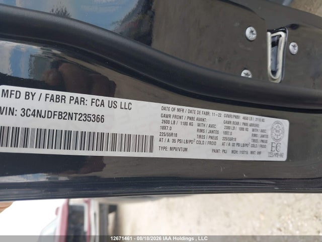 Jeep Compass Altitude 2022 3C4NJDFB2NT235366 Image 18
